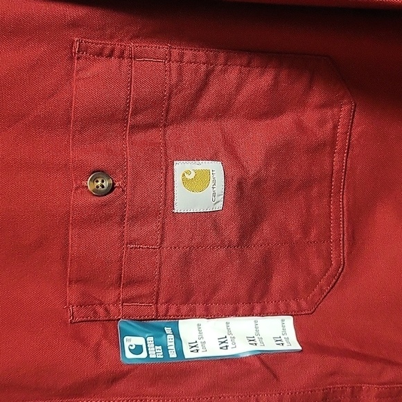 Carhartt Men's Rugged Flex Long Sleeve Work Shirt - Picture 5 of 13